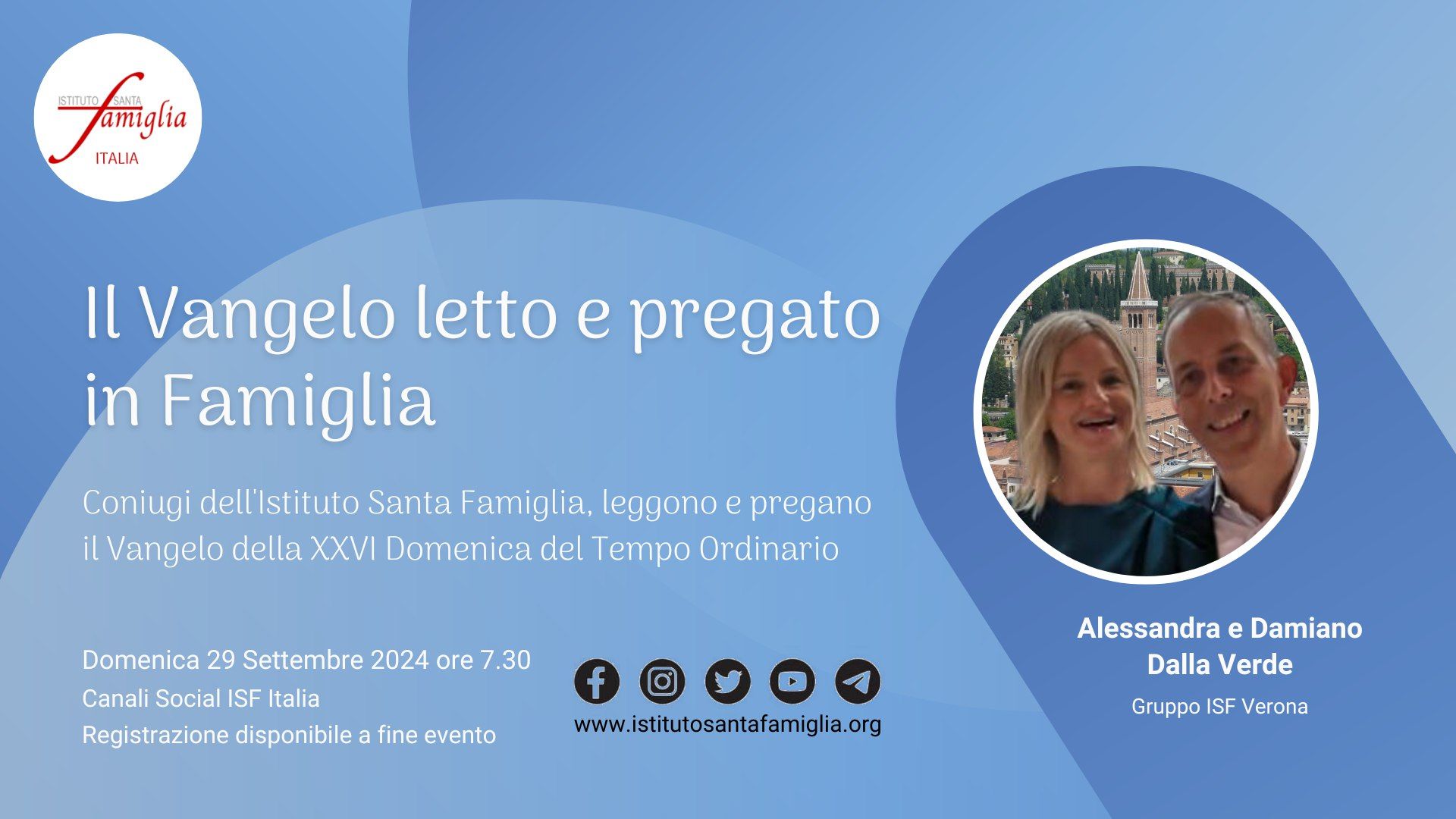 Il Vangelo letto e pregato in Famiglia – XXVI Domenica del Tempo Ordinario, 29 Settembre 2024