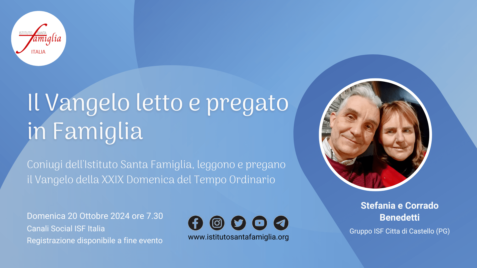 Il Vangelo letto e pregato in Famiglia – XXIX Domenica del Tempo Ordinario, 20 Ottobre 2024