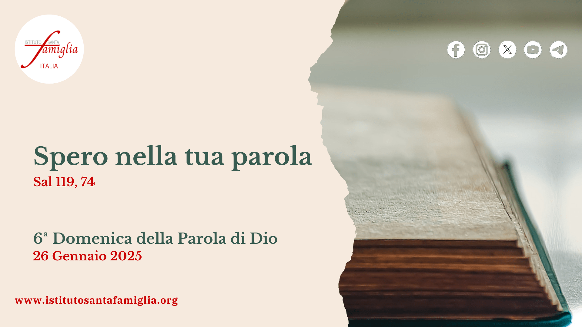 Domenica della Parola di Dio: il segreto dell’intuizione di Don Alberione